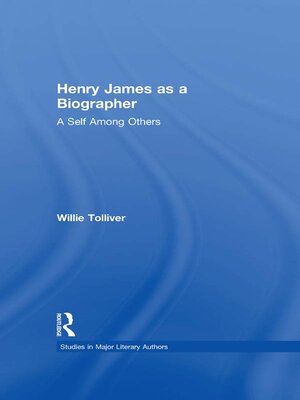 cover image of Henry James as a Biographer